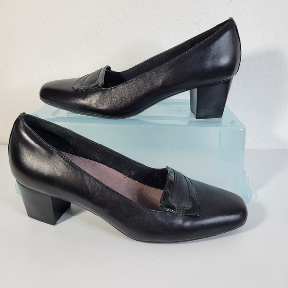 Womens Clark Everyday Levee delta Slip on Shoes Low heeled pumps 31219 Size 9.5 - Picture 6 of 11